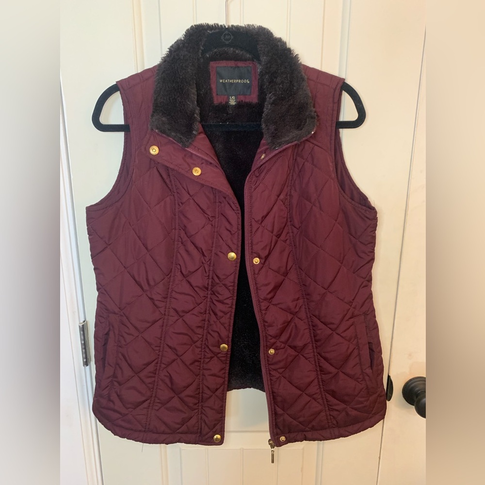 Weatherproof Faux Fur Lined Vest